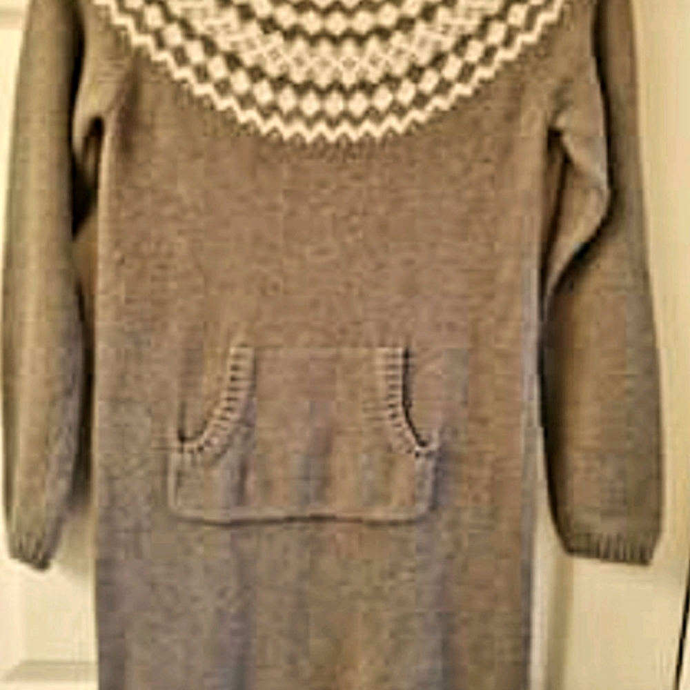 Gymboree Fair Isle Sweater Dress sz 10